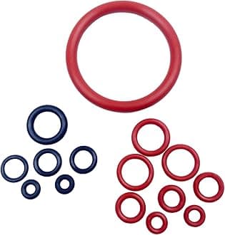 15 pcs Seal O-Ring Kit for Maintenance/Steam/Outlet Valve/BoilerOutlet Pin and Brew Unit,Compatible with Gaggia Saeco Philips Spidem Espresso Coffee Machines, Coffee Maker O-Ring Repair Set
