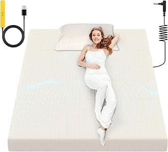 Grounding Sheet, 90% Organic Cotton + 10% Pure Silver Organic Fitted Grounded Sheet for Improved Sleep, Connected Earth Energy - Healthy Sleep Therapy (White, (60.1 * 80 * 15.1inch))