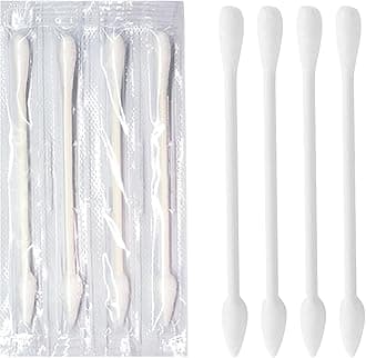 Individually Wrapped Pointed Round Cotton Swabs, Travel Size - 400 Count for Ear, Makeup, Clean