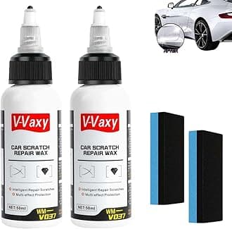 2PCS V-Vaxy Car Scratch Repair Wax, Car Paint Scratch Repair, C-ar Buff Out S-Cratch, Small S Cratch R epair, Multi-Effect Protection
