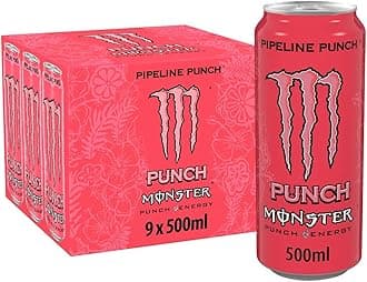 Monster Pipeline Punch Energy Drink, 9 x 500 ml