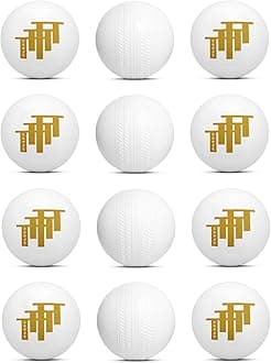 Troft Plastic Ball White Non Toxic (Pack of 12 | 100gm Per Ball)