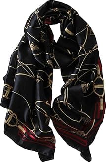 Womens 100% Large Mulberry Silk Scarf Long Satin Scarf Fashion Designer Scarf Lightweight Wraps
