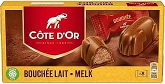 Milk Chocolate Hazelnut Pralines Bouchee Giftbox, 200g (7.05-ounce), Belgian Chocolate