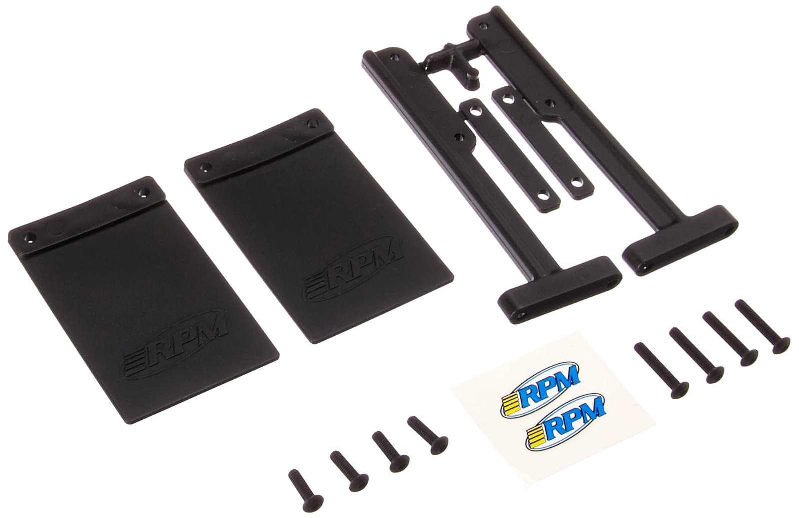 81012 Mud Flaps Bumper Slash Black