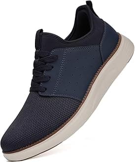 Men Casual Dress Shoes Fashion Sneakers Lightweight Breathable Laceless Walking Shoes Gym Tennis Athletic