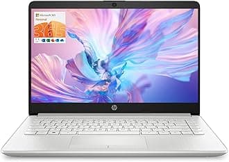 HP - Student and Business Laptop, 14" HD Display, Intel Quad-Core N4120, 8GB DDR4 RAM, 64GB eMMC, 1 Year Office 365, Webcam, RJ-45, HDMI, Wi-Fi, Windows 11 Home, Silver