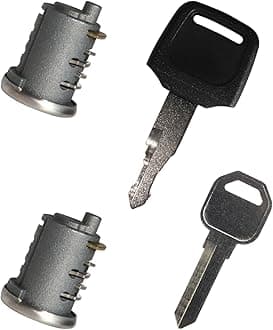 4 Pack Lock Cores for Yakima SKS Car Roof Rack System Components, Includes 4 Cylinders Cores, 4 Opening Keys and 2 Control Key (4 Pack) (2X)