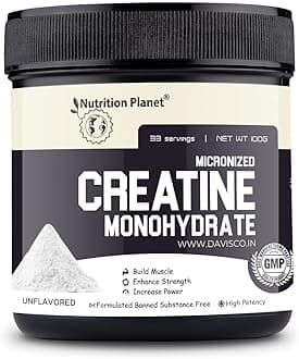 - Micronized Creatine Monohydrate Unflavored (Unflavored, 100g /LB, 33 Servings)