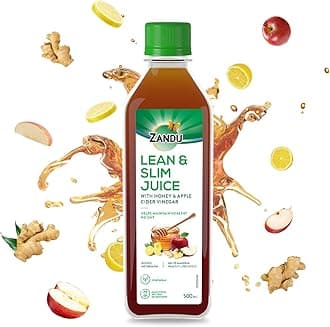 Zandu Lean & Slim Juice 500ml| With Honey & Apple Cider Vinegar, Helps Maintain Healthy Weight & Boosts Metabolism | 100% Ayurvedic and Natural