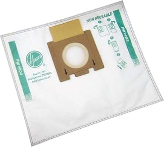 Hoover H81 Vacuum Cleaner Bags - Original - Microfiber - Pure EPA - Odorless - Extra Capacious - Compatible with Telios Extra Vacuum Cleaners - 1 Pack 4 Pieces