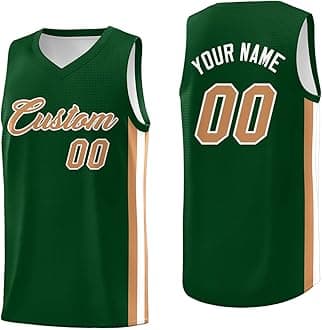 KXK Personalized Your Own Basketball Jersey Sports Shirt Printed Custom Team Name Number Logo for Men Youth