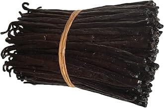 Madagascar Vanilla Beans Grade A Fresh 5"-8" (1/2Lb) for Extract, Cooking and Baking by FITNCLEAN VANILLA| 0.5 Pound (.5lb/8 oz) Bulk NON-GMO Whole Bourbon Gourmet Natural Raw Pods.
