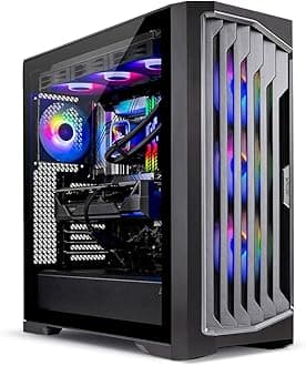 Skytech Legacy Gaming PC Desktop, Ryzen 7 9800X3D 4.7 GHz (5.2 GHz Turbo Boost), AMD RX 7900XTX 24GB GDDR6, 2TB Gen4 SSD, 32GB DDR5 RAM 6000 RGB, 1000W Gold ATX 3.0 PSU, 360mm ARGB AIO, Wi-Fi, Win 11