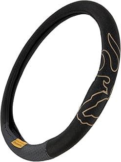 BrowningOnyx Grip Steering Wheel-Universal Fit, Easy to Install For Car Truck Van SUV, Black