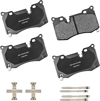 BendixPremium SBC2369 Ceramic Rear Brake Pads for Chevrolet Corvette 2020, Corvette 2023-2022