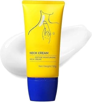 Neck Cream, Tighten And Lift Neck Cream, Neck Firming Creams With 3 Roller Massage, Contain Collagen, Vitamin C, Hyaluronic Acid, Reduce Wrinkles Fine Lines And Double Chin (1)