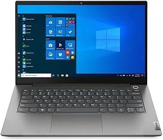 Lenovo ThinkBook 14 Gen 2, 11th gen Intel i7-1165G7, 14" FHD (1920 x 1080) IPS, Anti-Glare,300 nits, Thunderbolt 4, Win 10 Pro - (24GB RAM | 1TB NVME) (Renewed)
