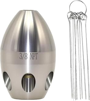 Professional Sewer Jetter for Pressure Washer - 3/8" NPT Nozzle with Clean Needle | Compatible with Drain Cleaning, Pipe Jetting & Sewer Maintenance
