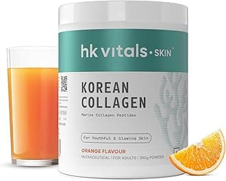 Korean Marine Collagen Supplement (Orange, 250g) | Supplement for Women & Men | Promotes Healthy Skin, Hair & Nails