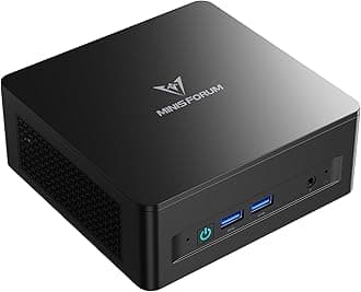 MINISFORUM DeskMini UM690L Slim Mini PC AMD Ryzen 9 6900HX Small PC, 16GB LPDDR5 RAM+512GB PCIe4.0 SSD, HDMI/DP/USB4 Outputs, 2.5G LAN, WiFi 6E, 4xUSB Port AMD Radeon 680M Graphics Small Form Factor