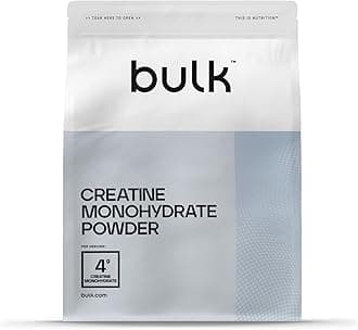 Bulk Creatine Monohydrate Powder 500g | Micronised Creatine Supplement for Strength, Power & Performance | Tropical, Vegan, Easy to Dissolve | Performance Boosting Supplement for Men & Women