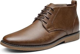Bruno Marc Men's Chukka Boots Dress Ankle Boots,BROWN,Size 8,CHUKKA-1