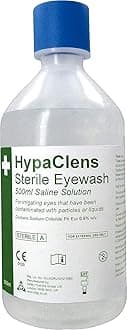 Safety First Aid Group HypaClens Emergency Sterile Eye Wash Bottle (500ml)