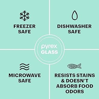 Pyrex Simply Store 1-cup Glass Food Storage 16-Piece Multicolored 1136618