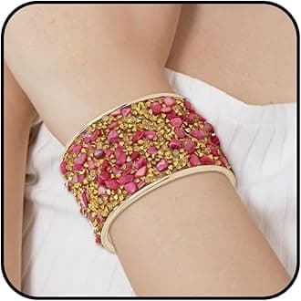 Long tiantian Gold Bangles for Women Bangle Bracelets Chunky Bangles Bracelets Non Tarnish Gold/Silver Bracelet for Women Trendy Jewelry Gifts