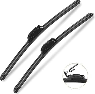 AUTOBOO OEM Quality 22" + 19" Premium All-Seasons Durable Stable And Quiet Windshield Wiper Blades 2 Pack ( pair for front windshield )