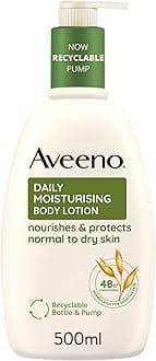 Daily Moisturising Body Lotion, With Soothing Oats & Rich Emollients, Suitable For Sensitive Skin, Nourishes and Protects Skin, Fragrance Free, 500ml