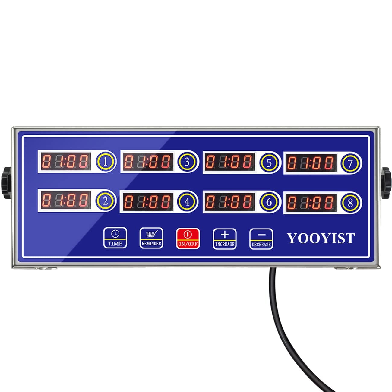 YOOYIST 8-Channel Commercial Kitchen Timer