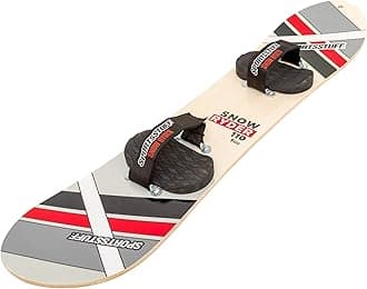 Snow Ryder Hardwood Snowboard, Beginner's Wood Snowboard, Multiple Sizes/Colors
