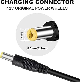 12V Charger for Kids Ride On Car Toys Best Choice for SUV Kid Trax Dynacraft Bumper Kidzone Jeep Tractor 12 Volt Universal Battery Charger