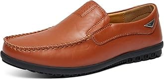 Go Tour Men’s Casual Leather Fashion Slip-on Loafers Shoes
