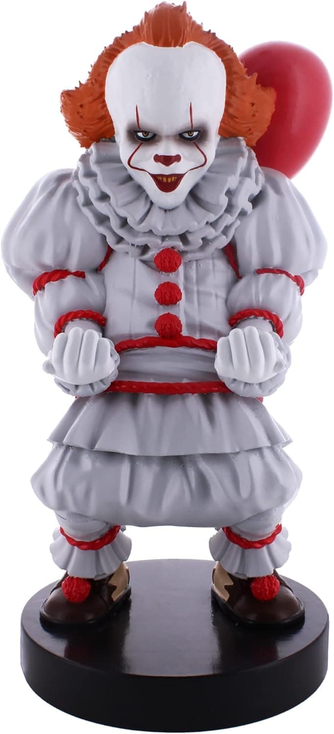 Pennywise Phone Holder Gaming Controller Stand, 8.5 in Cable Guys Device Organizer, Official Warner Bros Licensed Figure