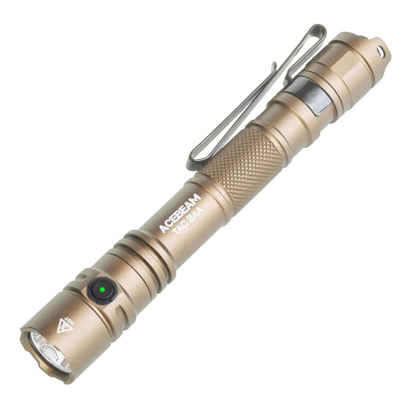 TAC 2AA EDC Tactical Dual Modes Flashlight Rechargeable, 1470 High Lumens Flashlight, Dual Switch Pocket LED Flashlight, Super Bright Small Flash Light for Emergency, Camping, Home(CREE XP-LR)