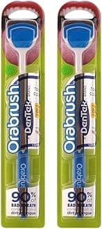 Dentek Orabrush Tongue Cleaner (Colors May Vary) Pack of 2