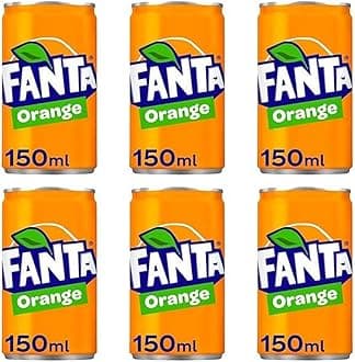 Mini Soft-Drink Cans 150ml Stunning In Exciting Pack of 6 To Satisfy Your Soda Cravings Sold By VR Angle