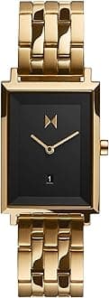 MVMT Signature Square Watches for Women - Premium Minimalist Women’s Watch - Analog, Stainless Steel, 5 ATM/50 Meters Water Resistance - Interchangeable Band - 24mm