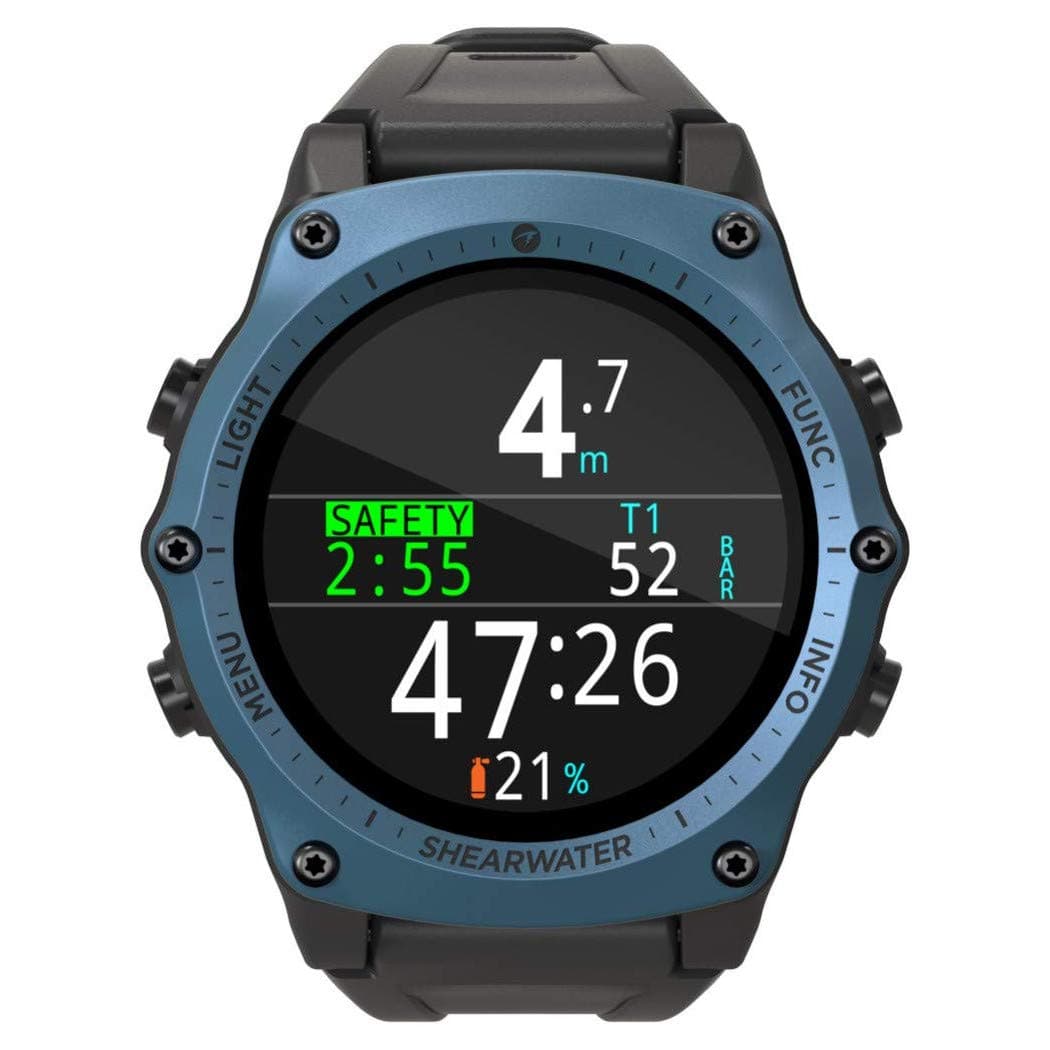 Teric Dive Computer Blue Bezel Rugged Technical Dive watch model 15024