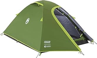 Coleman Tent Darwin 2-4 Person | Compact Lightweight Dome Tent | Models with Darkened Bedroom | Camping, Festival and Hiking Tent | 4500mm Waterproof | with Sewn-in Groundsheet