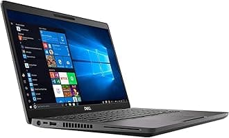 Dell Latitude 5400 14"" HD, Core i5-8265U 1.6GHz, 32GB RAM, 1TB M.2-NVMe, Windows 11 Pro 64Bit, CAM, Black (Renewed)