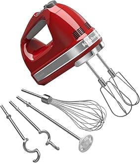 KHM926ER Empire Red 9-Speed Hand Mixer