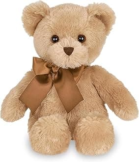 Bearington Lil' Honey Teddy Bear Stuffed Animal - 12" Brown Plush Bear Toy with Soft Fur and Classic Design - Washable Teddy Bears for Girls - Adorable Gift for Kids, Babies, and Animal Lovers