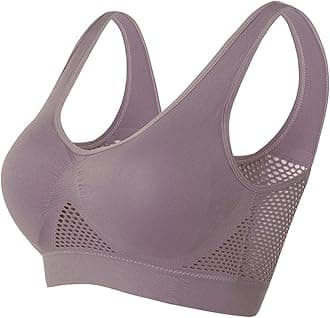 Wireless Sports Bra for Women Plus Size Workout Bras High Support Yoga Bras Breathable Mesh Bras Comfy Everyday Bras