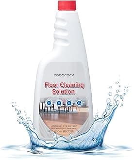 480ml Original Cleaning Solution for roborock Saros Series, QV 35S, Qrevo Series, Q10/Q7/Q5 Pro Series & F25 GT Wet Dry Vacuum, Floor Cleaner, No Foaming and Streaking, Concentrate 1:200