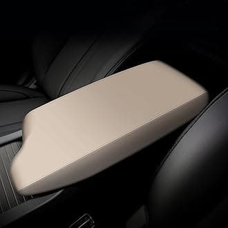 AOMSAZTO Console Covers for 2020 2021 2022 2023 2024 2025 Sonata Armrest Covers for Sonata Beige
