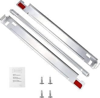 KSTK1 Laundry Stacking Kit for 27" L-G Washer and Dryer - Solid Metal with Chrome Finish, Replaces WSTK1 (Silver) - Optimized for Space